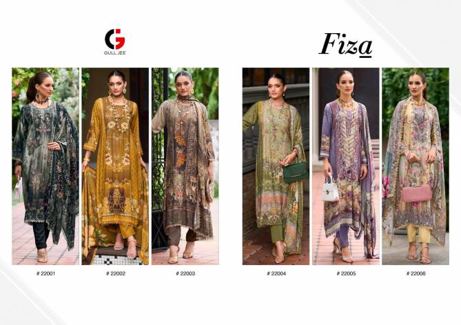 Gull Jee Fiza Pashmina Printed Salwar Kameez Catalog